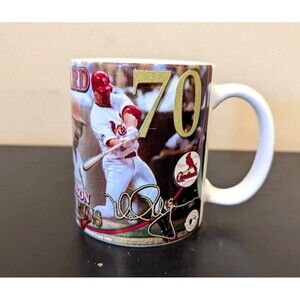 Mark McGwire 1998 Season 70 Home Runs Commemorative Mug – St. Louis Cardinals